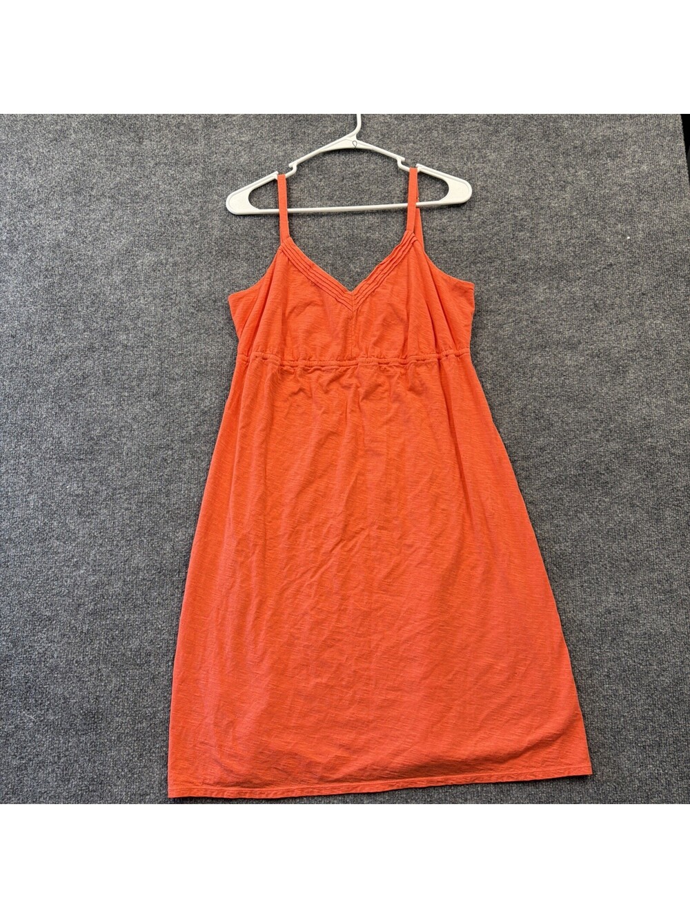 Tommy Bahama Orange Sundress Size Large Women’s Cotton *small Stain On Back